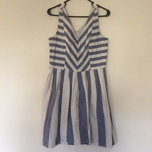 Antonio Melani Fit n Flare Chambray Dress